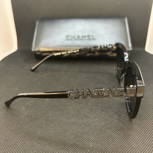 Women’s Black Chanel Sunglasses - Picture 5 of 8